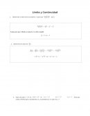 Límite y Continuidad