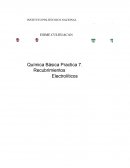 Química Básica Practica 7. Recubrimientos Electrolíticos