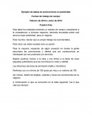 Ejemplo de tabla de precios publicidad