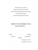 Capítulo II de la investigación: Marco Teórico Referencial
