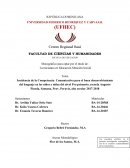 Incidencia de la Competencia Comunicativa para el buen desenvolvimiento del lenguaje en los niños y niñas