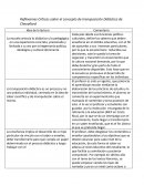 Reflexiones Críticas sobre el concepto de transposición Didáctica de Chevallard