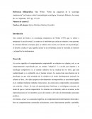 Referencia bibliográfica: Max Weber, "Sobre las categorías de la sociología comprensiva" en Ensayos sobre la metodología