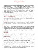 Investigación científica. Contraste de investigaciones científicas