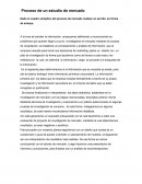 Proceso de estudio de un mercado