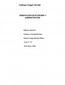 ORIENTACIÓN EN ECONOMÍA Y ADMINISTRACIÓN