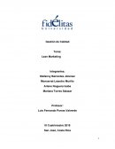 GESTION DE CALIDAD Lean Marketing
