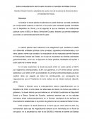 Sobre endeudamiento del Ecuador durante el mandato de Rafael Correa