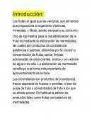 Elaboraci'on de mermelada