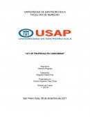 Ley de propiedad en condominio