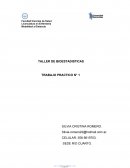 BIOESTADISTICA Trabajo Práctico n ° 1