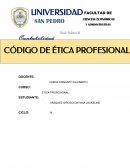Código de Ética Profesional. Contabilidad