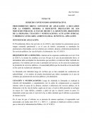 DERECHO CONTENCIOSO ADMINISTRATIVO