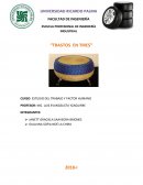 CURSO: ESTUDIO DEL TRABAJO Y FACTOR HUMANO