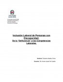 Inclusión Laboral de Personas con Discapacidad: De la “Deficiencia” a las Competencias