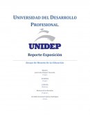 Reporte Exposición. Historia de la educacion
