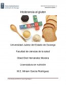 Intolerancia al gluten