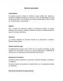 Memoria descriptiva sanitarias