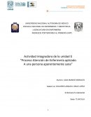 Proceso Atención de Enfermería aplicado a una persona aparentemente sana