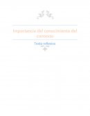 EL CONTEXTO EN EL TRABAJO DOCENTE