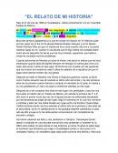 El relato de mi historia