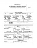 FORMULARIO No DATOS PERSONALES, FAMILIARES E HISTÓRICOS