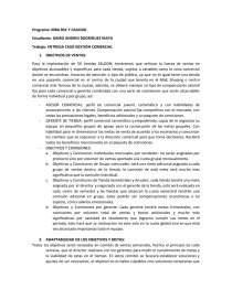 CASO PRACTIVO DIRECCIÓN COMERCIAL. Página 1