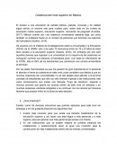 Cobertura nivel superior en mexico