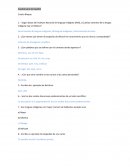 Cuestionario de español cuarto bloque
