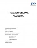 FACTORIZACIONES - ALGEBRA