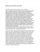 Discurso de fin de año