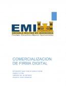 Comrecialización de firma digital