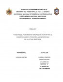 FACULTAD DEL PENSAMIENTO HISTORICO DE BOLIVAR TRAS EL CONGRESO CONSTITUYEN DE BOLIVIA MANIFESTADO EN LA ACTUAL VENEZUELA