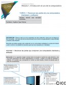 Reconoce las partes de una computadora (hardware y software)