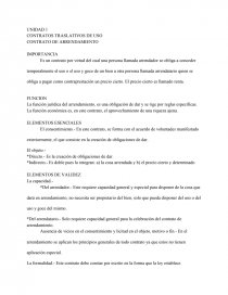 CONTRATOS, ELEMENTOS. Página 1