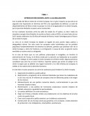 Introduccion de Europa ante la globalización