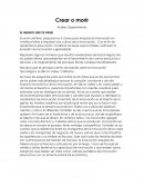 Crear o morir capitulo 1