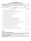 Test consumo responsable