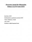 Proyecto Anual de Educación Física U.E.P N°100 CETT