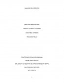 ANALISIS DEL SERVICIO