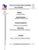 Algebra lineal, portafolio de evidencia