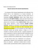 Resumen Apertura Plan Sectorial Agroalimentario