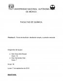 Práctica 5. Punto de ebullición: destilación simple y a presión reducida
