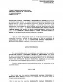 PROCEDIMIENTOS JUDICIAL NO CONTENSIOSO DE INFORMACION TESTIMONIAL