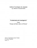 Ensayo de Steve Jobs: La película