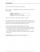 El hombre en busca de sentido ,Lectura: Ficha crítica del libro seleccionado