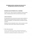 IMPLEMENTACIÓN DEL SISTEMA PARA RECOLECTAR INFORMACIÓN DE PRODUCTOS AGOTADOS