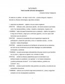 Aspectos básicos de un texto demagógico