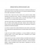 ARRANCA FESTIVAL ARTÍSTICO EN SANTA LUCÍA