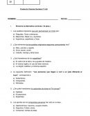 Prueba de Ciencias Sociales 2° A-B s/r